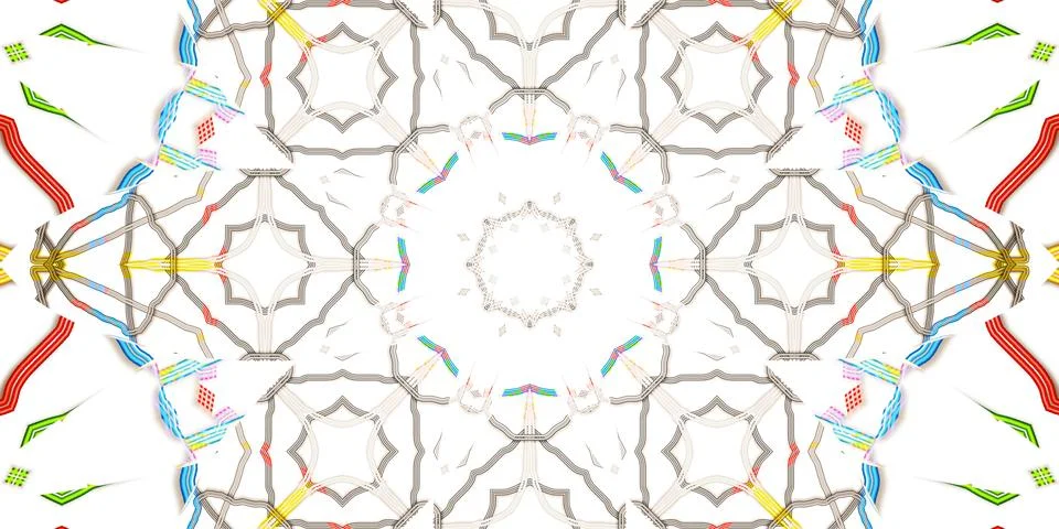 Seamless abstract art pattern. Panoramic abstract texture Stock Photos