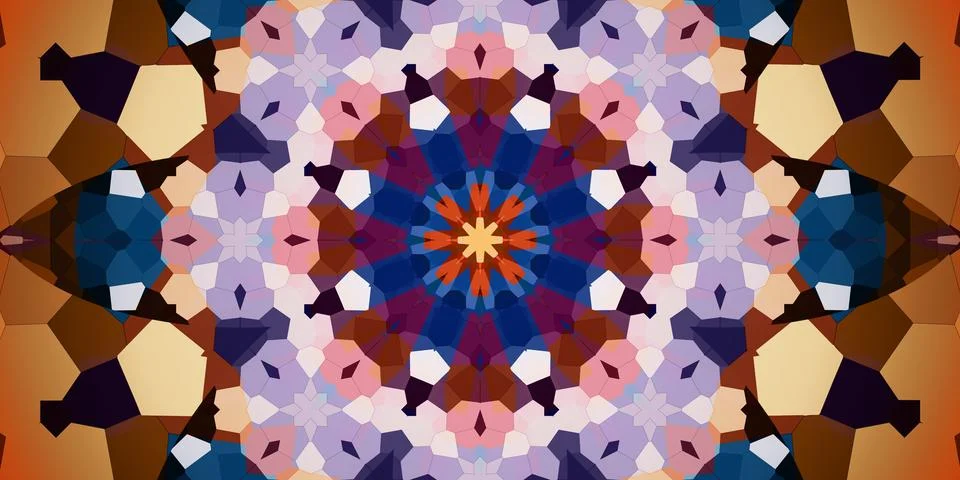 Seamless abstract art pattern. Panoramic abstract texture Stock Photos