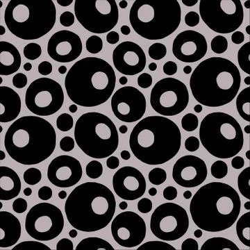 Seamless abstract background with circles Illustrazione stock