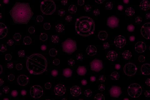 Seamless abstract background of different patterns Stock Illustration