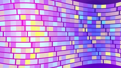 Seamless abstract background featuring a mosaic of colorful rectangular blo.. Stock Footage 281211383