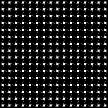 A seamless, abstract background featuring a repeating tessellation of interlo Stock Illustration