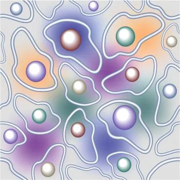 Seamless abstract background in metallic design Stock Illustration