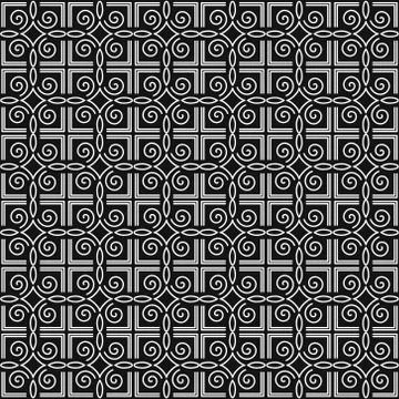 Seamless Abstract background. Monogram design elements, graceful template.  Stock-Illustration