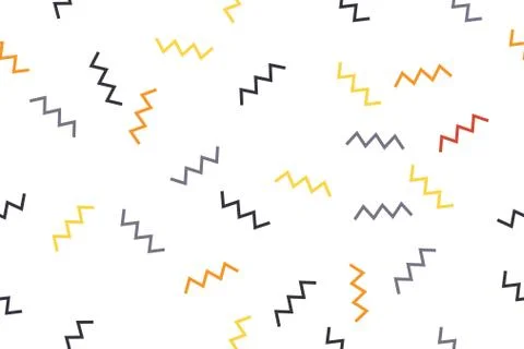 Seamless, abstract background pattern made with geometric zig zag shapes Stock Illustration