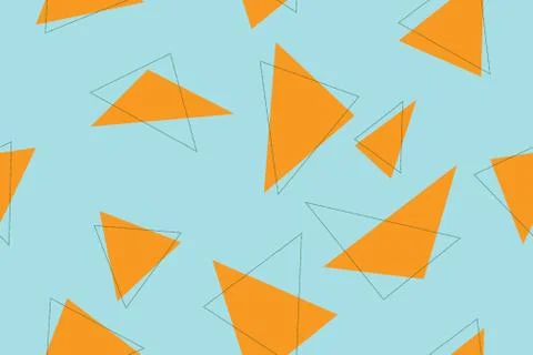 Seamless abstract background pattern made with triangle shapes Stock Illustration