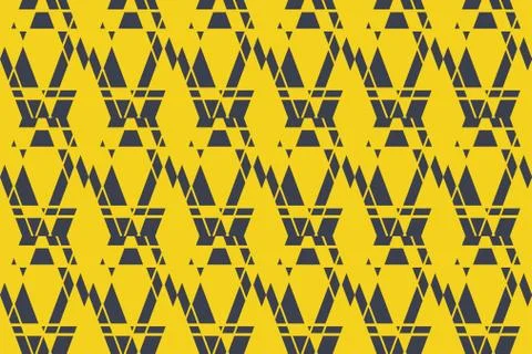 Seamless, abstract background pattern made with geometric shapes Stock Illustration