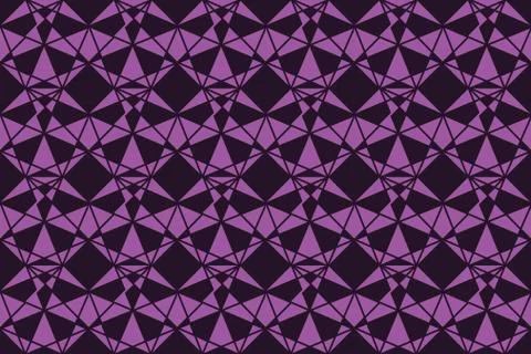 Seamless, abstract background pattern made with geometric shapes Illustrazione stock