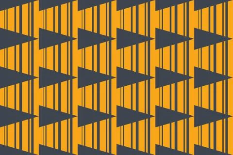 Seamless, abstract background pattern made triangle shapes and lines. Stock Illustration