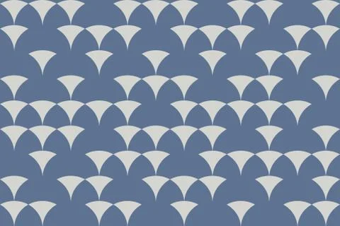 Seamless, abstract background pattern made with circular geometric shapes Stock Illustration