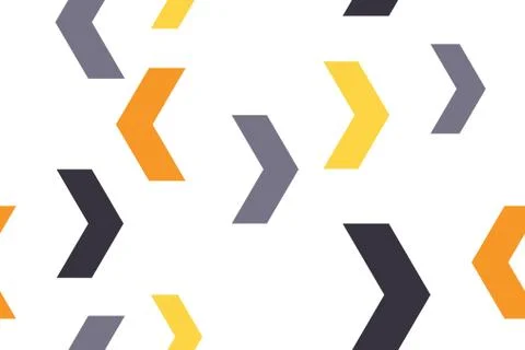 Seamless, abstract background pattern made with colorful chevron shapes. Stockillustratie