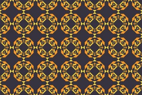 Seamless, abstract background pattern made with repeated octagon shapes Stock Illustration