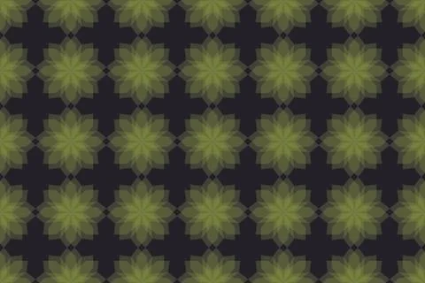 Seamless, abstract background pattern made with transparent geometric shapes Ilustração Stock