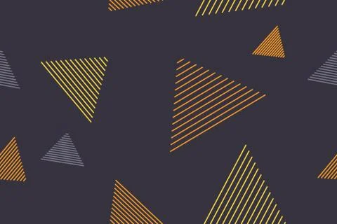 Seamless, abstract background pattern made with lines forming triangle shapes 스톡 일러스트