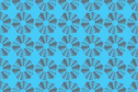 Seamless, abstract background pattern made with repetitive hexagon shapes Stock Illustration