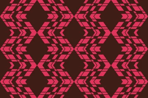 Seamless, abstract background pattern made with parallelogram shapes Stock Illustration