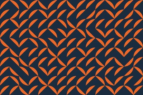Seamless, abstract background pattern made with circular geometric shapes. Stock Illustration