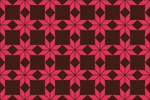 Seamless, abstract background pattern made with rhombus and square shapes 스톡 일러스트