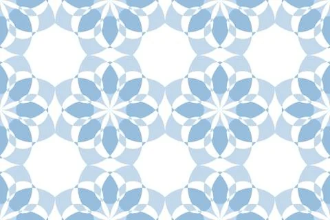 Seamless, abstract background pattern made with transparent geometric shapes Ilustração Stock