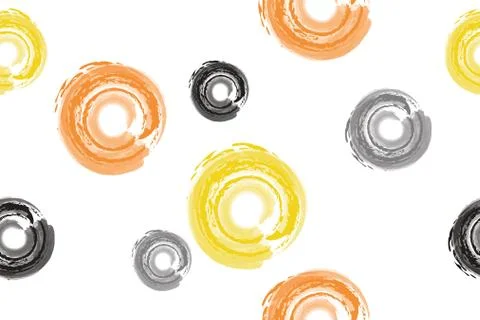 Seamless, abstract background pattern made with water color brushes Stock Illustration