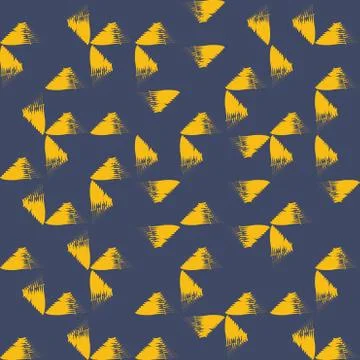 Seamless, abstract background pattern made with brush strokes Stock Illustration