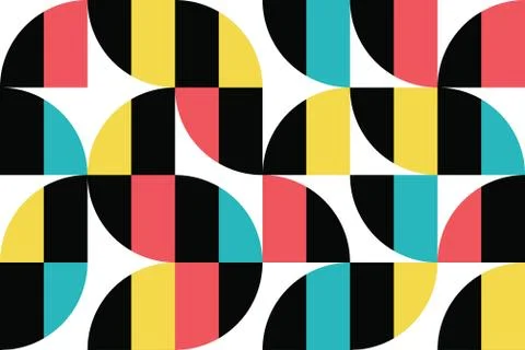 Seamless, abstract background pattern made with geometric shapes 스톡 일러스트