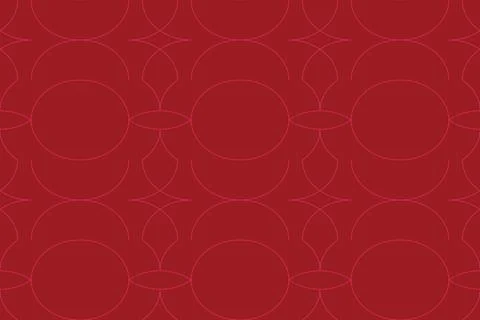 Seamless, abstract background pattern made with lines forming circular shapes Stock Illustration