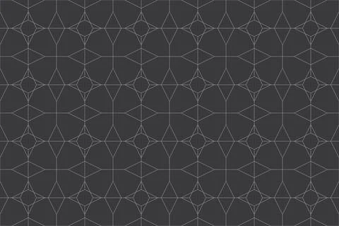 Seamless, abstract background pattern made with geometric formed lines. Stock Illustration