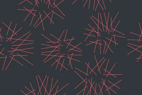 Seamless abstract background pattern made with messy lines Illustrazione stock