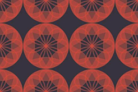 Seamless, abstract background pattern made with geometric circle shapes 스톡 일러스트