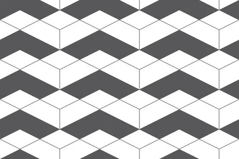 Seamless, abstract background pattern made with arrow / chevron shapes Stock Illustration