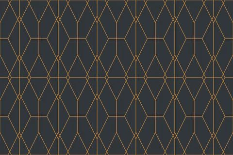 Seamless, abstract background pattern made with lines forming polygonals Stockillustratie