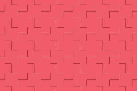 Seamless, abstract background pattern made with zigzag lines. Simple and minimal Stock Illustration