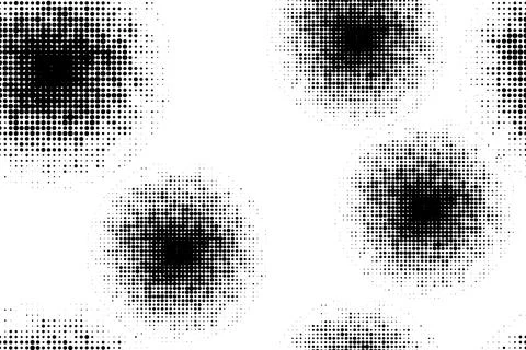 Seamless abstract background pattern made with halftone circles / dots. 스톡 일러스트