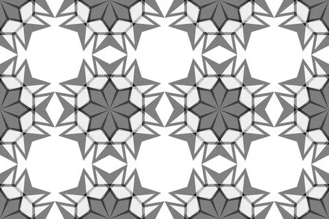 Seamless, abstract background pattern made with triangular geometric shapes Stock Illustration