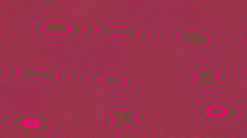 Seamless abstract background pattern with retro geometric circles and flowi.. Stock Footage 341059508