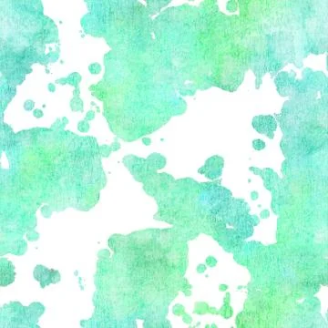 Seamless abstract background pattern with splashes of teal paint イラスト素材