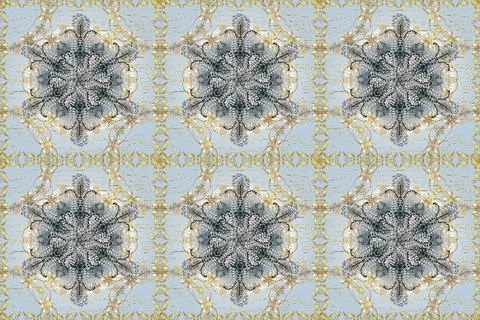 Seamless abstract background with repeating elements. Gray, white and neutral an Stock Illustration