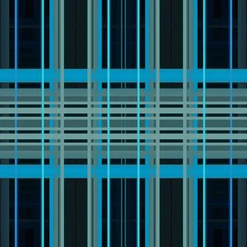 Seamless abstract background. Square pattern Scotland. Background from lines Stock Illustration