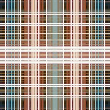 Seamless abstract background. Square pattern Scotland. Background from lines Stock Illustration