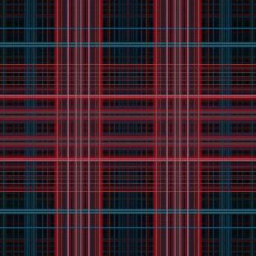 Seamless abstract background. Square pattern Scotland. Background from lines Stock Illustration