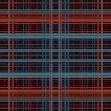 Seamless abstract background. Square pattern Scotland. Background from lines Stock Illustration