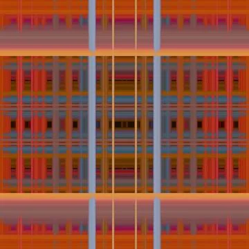 Seamless abstract background. Square pattern Scotland. Background from lines Stock Illustration