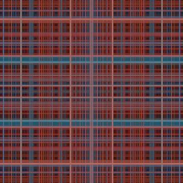 Seamless abstract background. Square pattern Scotland. Background from lines Stock Illustration