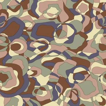 Seamless abstract background textile design Stock Illustration