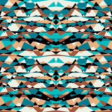 Seamless abstract background of triangles for your design Stock Illustration