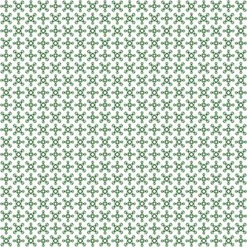 Seamless abstract black green texture fractal patterns on white background. A Stock Illustration