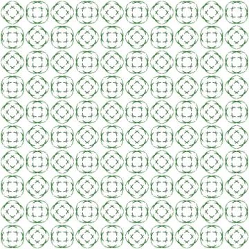 Seamless abstract black green texture fractal patterns on white background. A Illustrazione stock