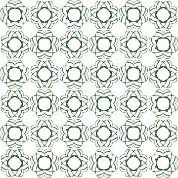 Seamless abstract black green texture fractal patterns on white background. A Stock-Illustration