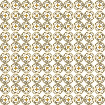 Seamless abstract black orange texture fractal patterns on white background.  Stock Illustration